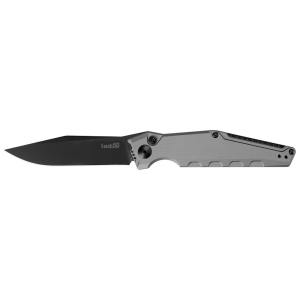 Kershaw Launch 7 Clip Point Folder Knife, 3.75", Gray - 7900GRYBLK