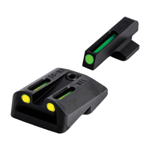 TruGlo TFO Sight Front/Rear, Green/Yellow - TGTG131NT2Y