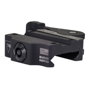 Trijicon MRO Aircraft Grade Aluminum Quick Release Low Scope Mount, Anodized Matte Black - AC32082