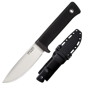 Cold Steel Master Hunter in San Mai Drop Point Fixed Blade Knife, 4.5", Black - 36JSK