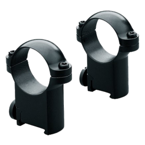Leupold 30mm Medium Steel Sako Ring Mounts, Matte Black - 51036
