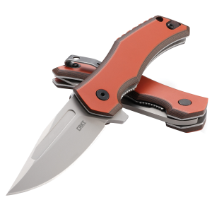 CRKT Fawkes 2.74" Assisted Folding Knife, Silver - 2372
