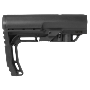 MFT Battlelink Minimalist Mil Spec Adjustable Stock, Black - BMSMIL-BK