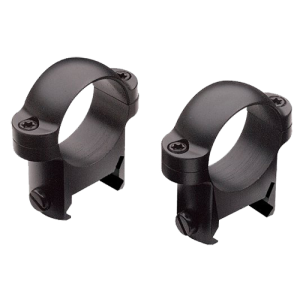 Burris Signature 1" Medium Steel 2-Piece Weaver Style Zee Ring, Matte Black - 420521