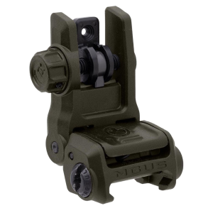 Magpul MBUS Gen 3 Folding Rear Sight, OD Green - MAG1167-ODG