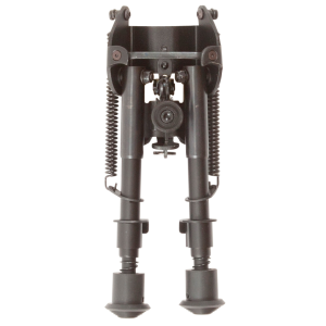 Allen Bozeman Bipod, Black Finish, Attaches To Sling Swivel, 6"-9", Height Adjustable