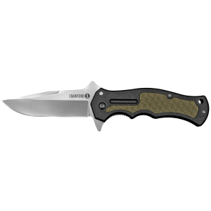 Cold Steel Crawford Model 1, Folding Knife, 4034SS Steel, Plain Edge, 3.5" Blade