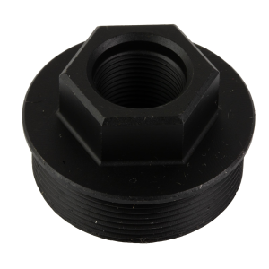 Yankee Hill Machine Sidewinder Direct Thread Adapter, 1/2"-28, Black - YHM3251