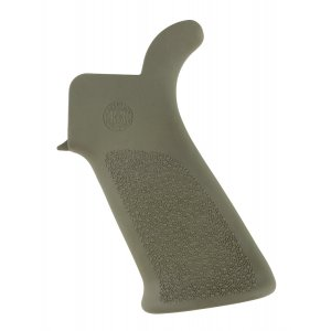 Hogue AR Platform OverMolded Grip, OD Green, Beaver Tail
