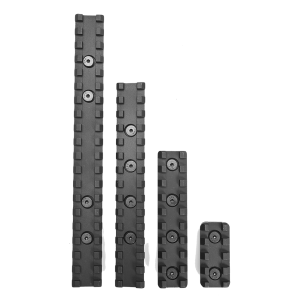 Samson Manufacturing KeyMod 4" 6061 T6 Aluminum Picatinny Rail Kit, Hardcoat Anodized Black - KM-4-KIT
