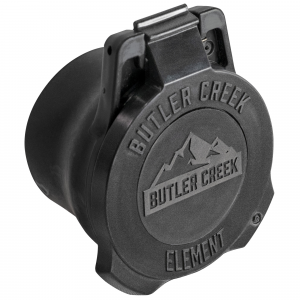 Butler Creek Element Scope Cover, 56mm, Black, Objective - ESC56