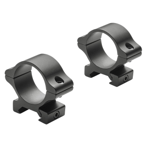 Leupold Rifleman 30mm Medium Aircraft Grade Aluminum 2-Piece Detachable Scope Ring, Matte Black - 171478