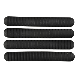 B5 Systems Rail Covers, 4 Pack, Fits M-LOK Rails, Matte, Black