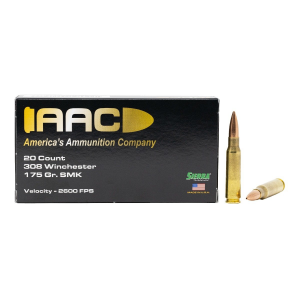  308 Winchester 175 Grain Sierra Matchking HPBT 20rd Box Ammo