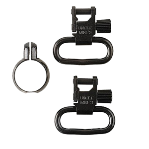 Uncle Mike's 1" Full Band Lever Action Quick Detachable Swivel, Black - 13312