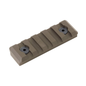 Timber Creek 5-Slot Picatinny Rail Section, M-LOK Compatible, Flat Dark Earth - M 5S PR FDE