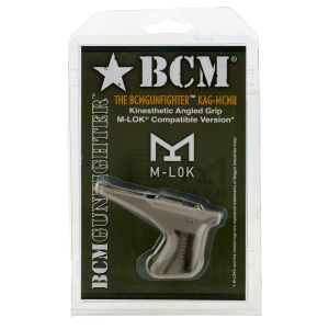 Bravo Company Mfg Angled Grip for M-LOK Handguard, Flat Dark Earth - KAGMCMRFDE