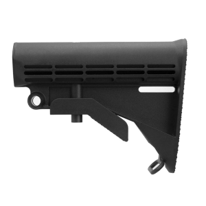 Upgrade Your AR-15/M4 Stock with the Aim Sports GI Style Stock Body - Solid Black - USASM4STK