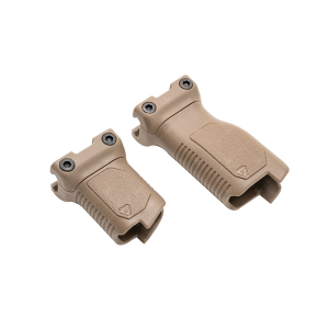 Strike Industries Long Angled Vertical Grip for 1913, Flat Dark Earth - SI-AR-CMAG-RAIL-L-FDE