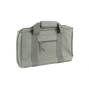 NCSTAR Discreet Pistol Case w/ Two Padded Compartments, Gray Nylon - CPU2903