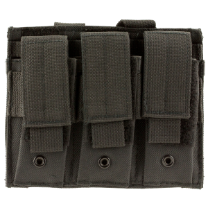 NcStar VISM Triple Pistol Magazine Pouch, Black - CVP3P2932B