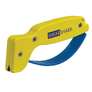 AccuSharp ShearSharp Diamond Honed Tungsten Carbide Scissors Sharpener, Blue/Yellow - 002C