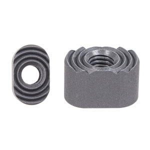 Harrington & Richardson Retro Magazine Catch Button, Gray Anodized