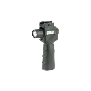 NCSTAR Vertical Grip Flashlight & Green Laser Combo - VAQVGFLGV2