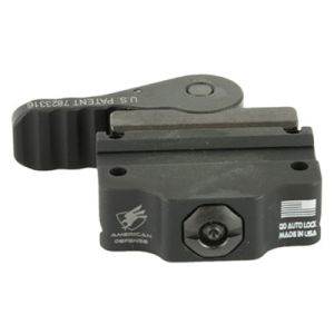 American Defense QR Mount Fits Trijicon MRO Standard, Black - AD-MRO-L STD