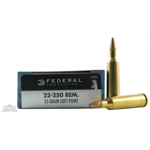 eral 22-250 55gr SP Power-Shok Ammunition 20rds -22250A Ammo