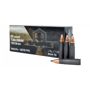  Sabre Blade Black Tip 7.62x39mm 123 Grain 20rd Box Ammunition Ammo