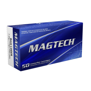 Magtech 9mm Ammo 115 Grain FMJ 50rds - 9A