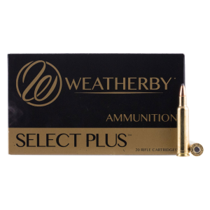 WEATHERBY Select Plus 270 WEATHERBY Mag 150 Grain Partition Rifle Ammo, 20/box - N270150pt