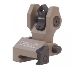 Troy Rear Di-Optic Aperture (DOA) Folding BattleSight, FDE - SSIG-DOA-RFFT-00