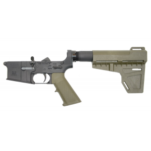 PSA Ar-15 Complete Classic Shockwave Pistol Lower, Odg - No Magazine