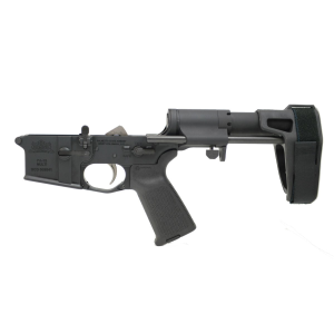 516446451 PSA Ar-15 Complete Moe Ept Pistol Lower With Sb Tactical Pdw Pistol Brace, Black - 516446451 516446451 516446451