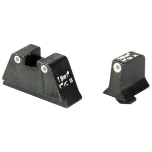 Trijicon Bright & Tough Suppressor Sights for Std Glocks, Green/Orange - GL201-C-600650