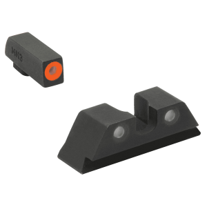 Mepro Hyper-Bright Night Sight Front/Rear, Yellow - 402243121