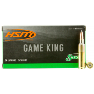 HSM Ammunition Game King 140 Gr Spitzer Boat Tail .6.5x284 Norma Ammo, 20/box - Hsm-65x284-3-n