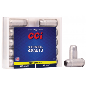 CCI 45 Auto/acp Shotshell Ammunition 10rds- - -3745