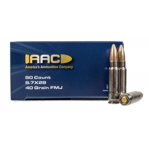  5.7x28mm 40 Grain FMJ 50rd Box Ammo