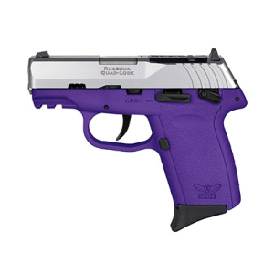 SCCY CPX-1 9mm Pistol 3.1" 10rd, SS/Purple - CPX1TTPURDRG3