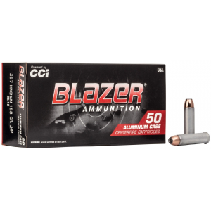 CCI Blazer 357 Mag 158gr Jhp Aluminum Case Ammunition - 3542