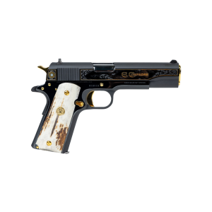 Colt 1911 El Compadre .38 Super 5" 9rd Pistol, Engraved, Limited Edition, Only 500 Made - O1911C-38-ECB
