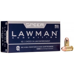 SPEER Lawman 230 Gr Tmj .45 Auto Ammo, 50/pack - 53653