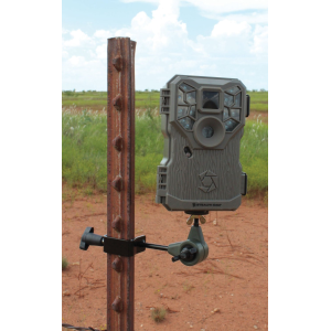 GSM Outdoors T-Post Trail Camera Holder, Black - HME-TPCH