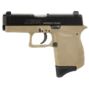 DIAMONDBACK Db9 9mm Pistol, 3" Barrel, Fixed Sights, Flat Dark Earth, Black - Db0200p061