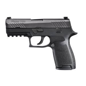 Sig Sauer P320 Nitron Compact 9mm Semi-Automatic Pistol, Blk - 320C-9-BSS-MS-MA
