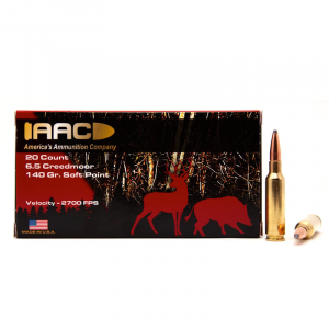  6.5 Creedmoor 140 Grain SP 20rd Box Ammo