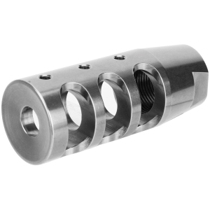 Tacfire Compact Compensator 5/8"-24 tpi for AR-10, Stainless Steel - MZ1002-3SS-N